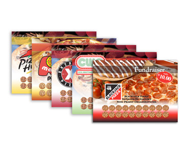 Pizza Fundraising Cards