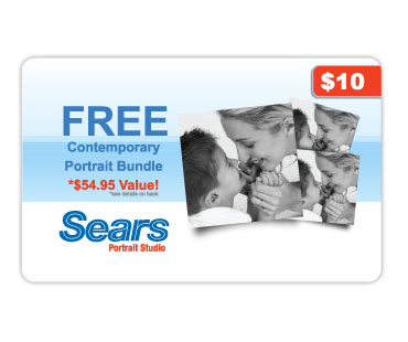 Sears Portrait Studio Fundraising Cards