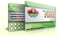 Papa Johns Discount Cards