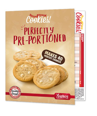 cookie dough fundraising premium fundraisers preformed