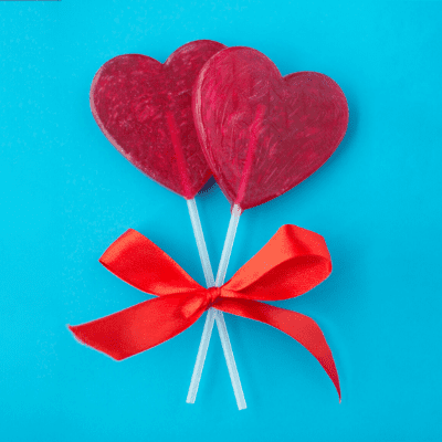 Heart Lollipops